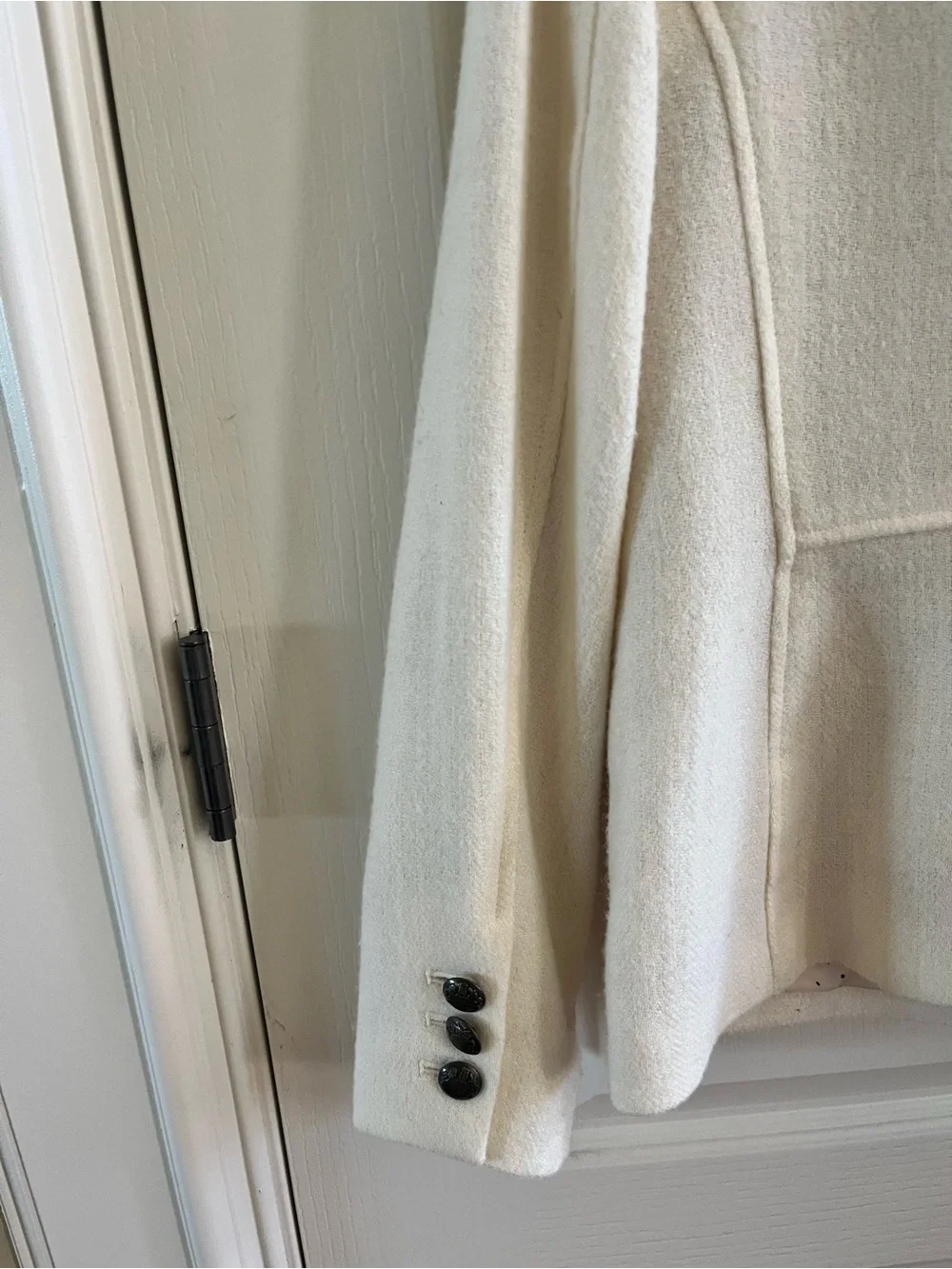 Talbots Winter white blazer, 8P